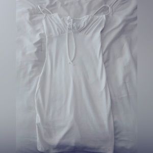 SHEIN xs white bodycon dress